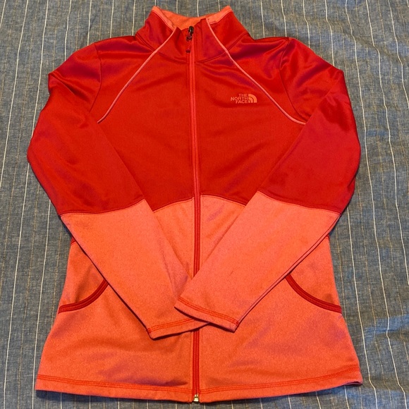 The North Face Tops - The North Face Womens pink zip up size medium